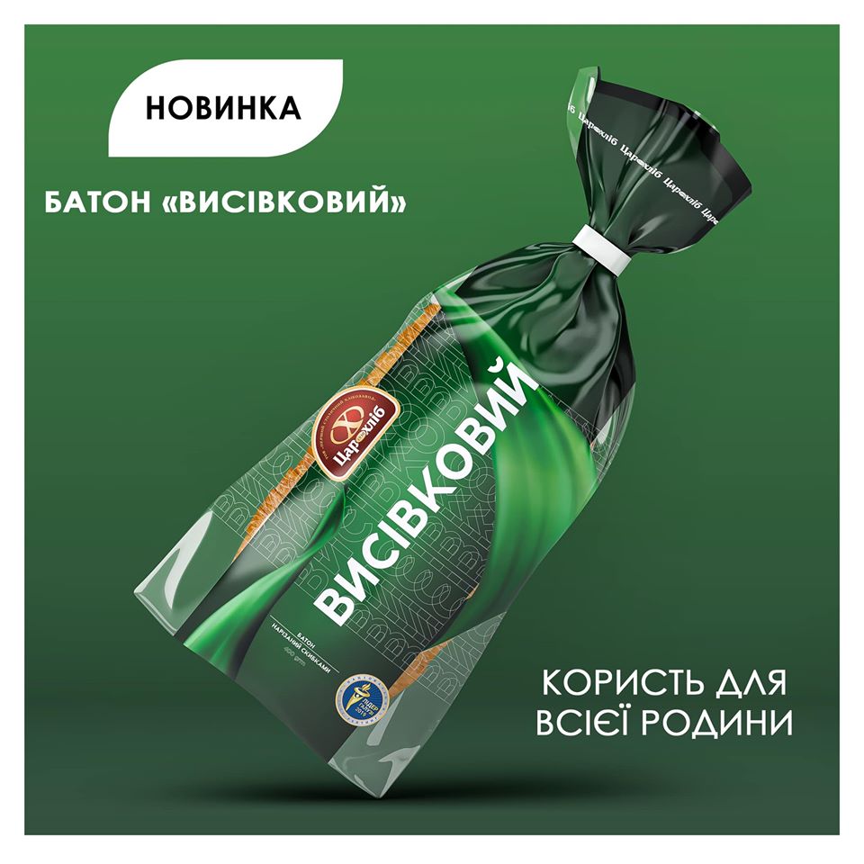 Батон «Висівковий». Новинка від ТОВ “Першого Столичного Хлібозаводу”.